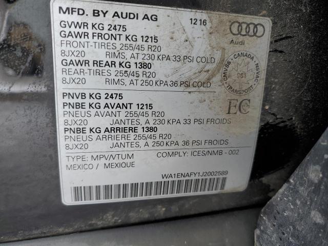 Photo 12 VIN: WA1ENAFY1J2002589 - AUDI Q5 