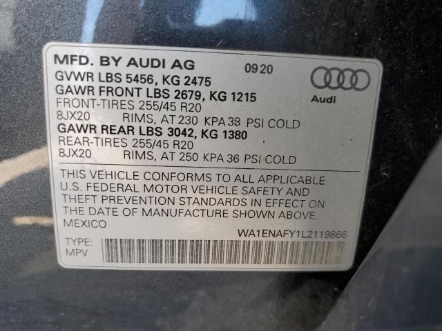 Photo 13 VIN: WA1ENAFY1L2119866 - AUDI Q5 TITANIU 