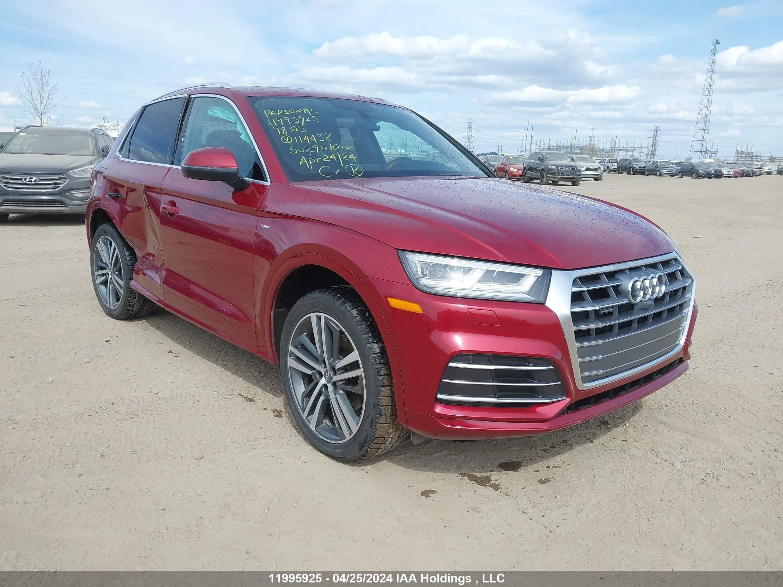 Photo 0 VIN: WA1ENAFY3J2114438 - AUDI Q5 