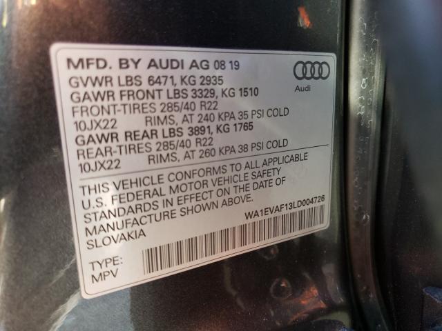 Photo 9 VIN: WA1EVAF13LD004726 - AUDI Q8 