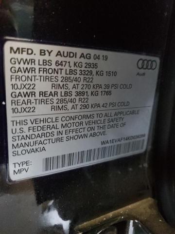 Photo 11 VIN: WA1EVAF14KD036356 - AUDI Q8 