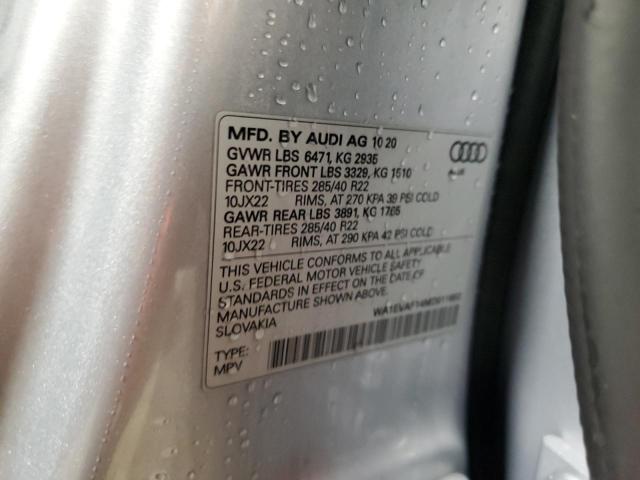 Photo 12 VIN: WA1EVAF14MD011802 - AUDI Q8 PREMIUM 