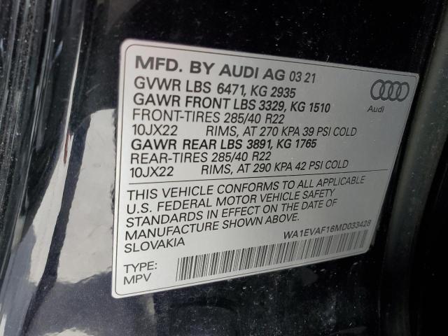 Photo 13 VIN: WA1EVAF16MD033428 - AUDI Q8 