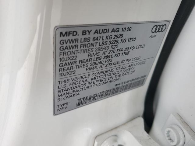 Photo 11 VIN: WA1EVAF19MD013593 - AUDI Q8 