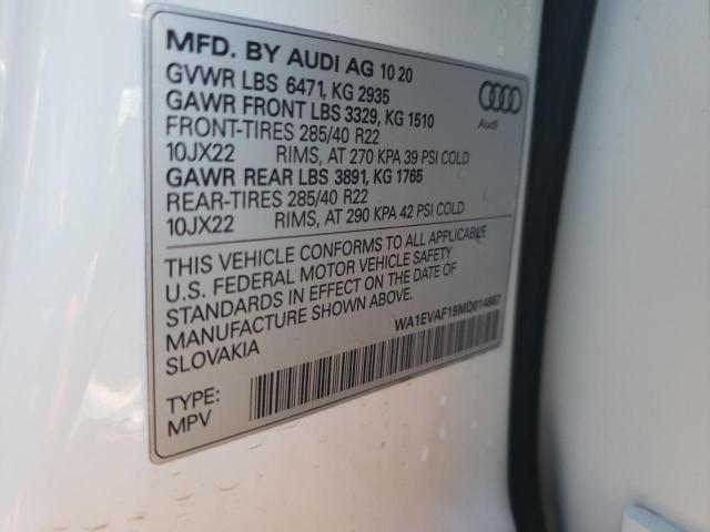 Photo 12 VIN: WA1EVAF19MD014887 - AUDI Q8 