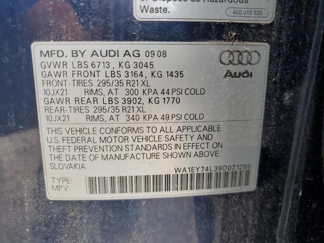 Photo 12 VIN: WA1EY74L39D021288 - AUDI Q7 