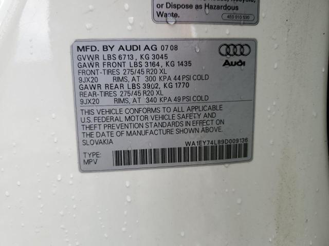 Photo 12 VIN: WA1EY74L89D009136 - AUDI Q7 