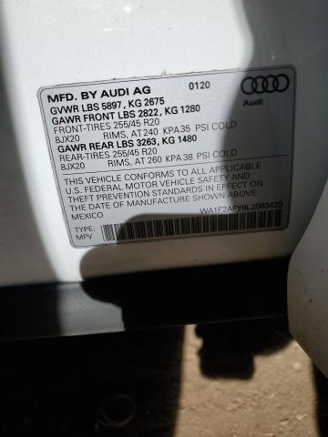 Photo 11 VIN: WA1F2AFY9L2063429 - AUDI Q5 E PREST 