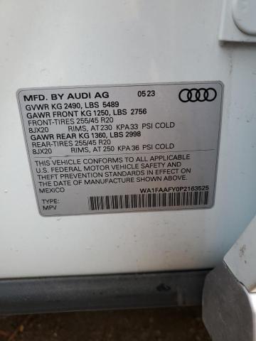 Photo 12 VIN: WA1FAAFY0P2163525 - AUDI Q5 PRESTIG 