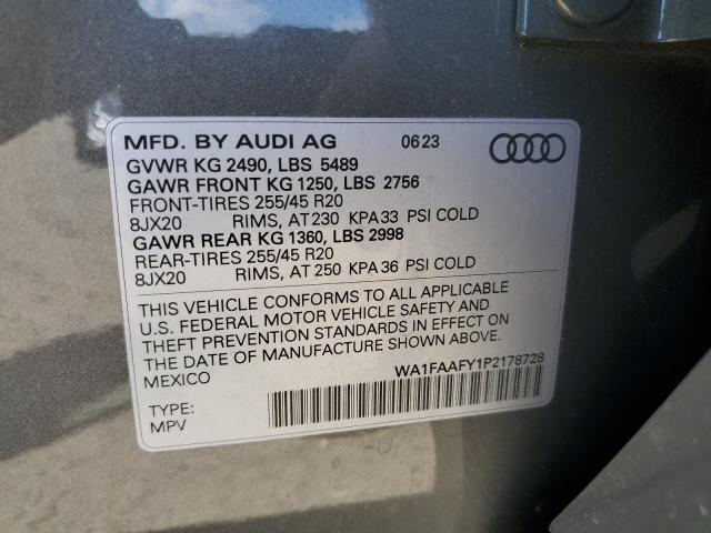 Photo 12 VIN: WA1FAAFY1P2178728 - AUDI Q5 PRESTIG 