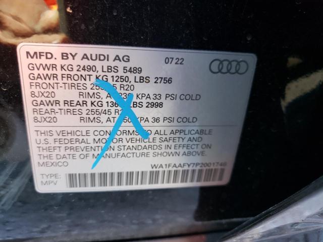 Photo 12 VIN: WA1FAAFY7P2001746 - AUDI Q5 PRESTIG 