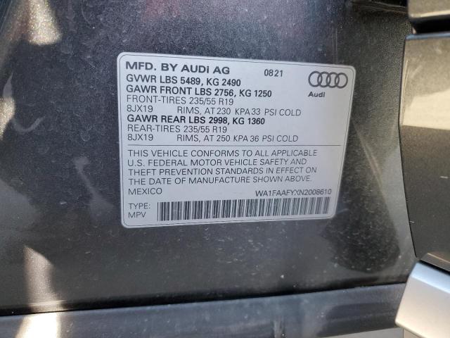 Photo 11 VIN: WA1FAAFYXN2008610 - AUDI Q5 