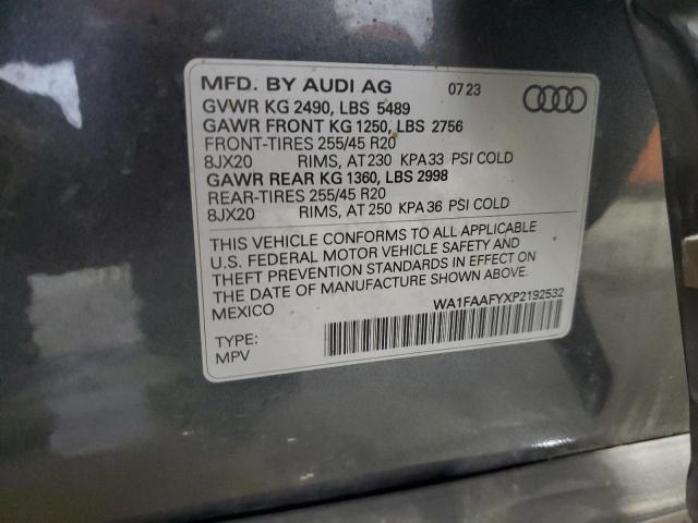 Photo 13 VIN: WA1FAAFYXP2192532 - AUDI Q5 PRESTIG 