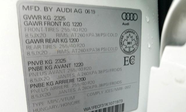 Photo 9 VIN: WA1FECF31K1071973 - AUDI Q3 