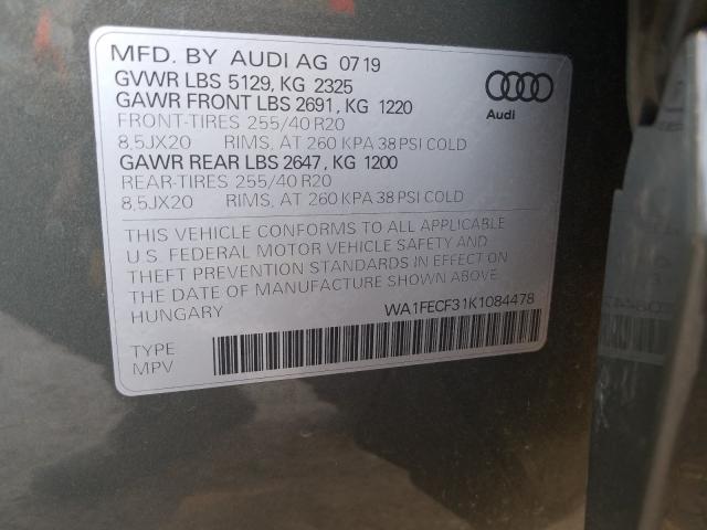 Photo 9 VIN: WA1FECF31K1084478 - AUDI Q3 PRESTIG 