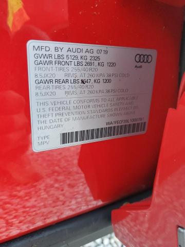 Photo 9 VIN: WA1FECF39L1000781 - AUDI Q3 PRESTIG 