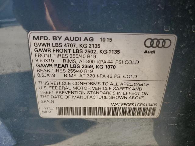 Photo 11 VIN: WA1FFCFS1GR010409 - AUDI Q3 PRESTIG 