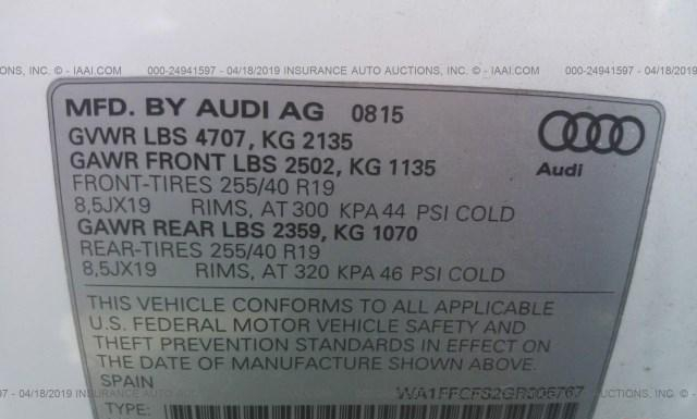 Photo 8 VIN: WA1FFCFS2GR005767 - AUDI Q3 