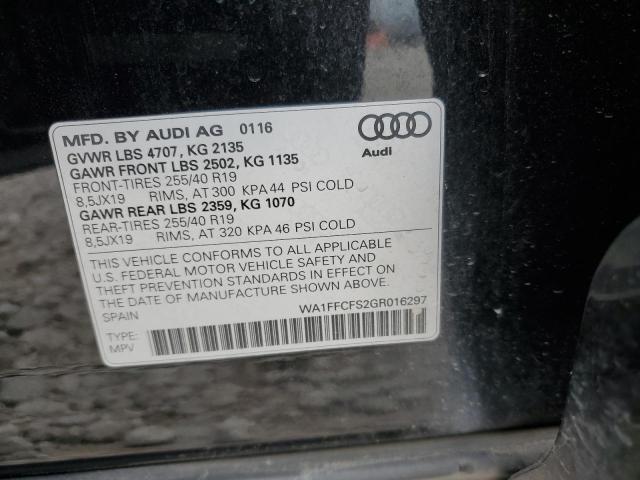 Photo 11 VIN: WA1FFCFS2GR016297 - AUDI Q3 PRESTIG 