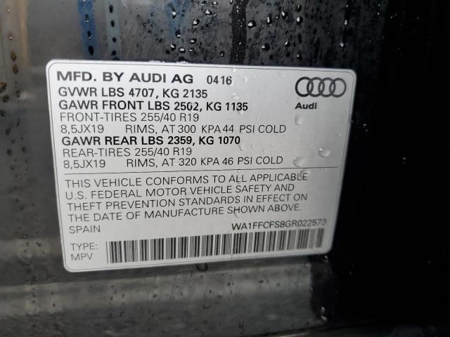 Photo 13 VIN: WA1FFCFS8GR022573 - AUDI Q3 