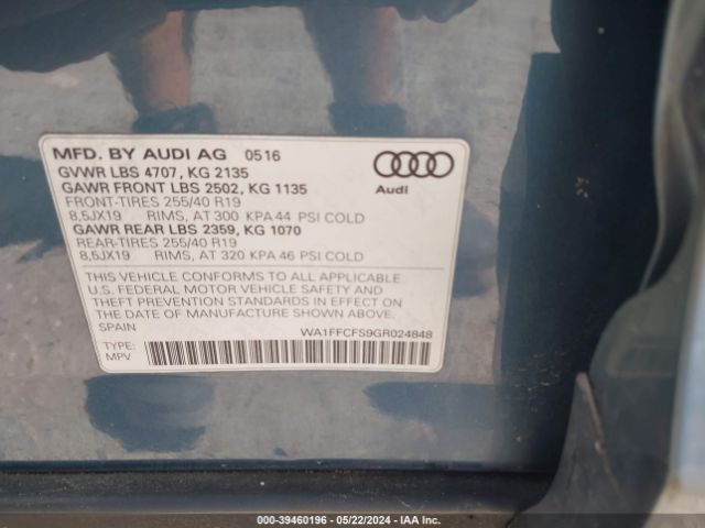 Photo 8 VIN: WA1FFCFS9GR024848 - AUDI Q3 