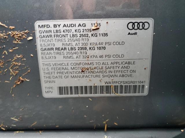 Photo 13 VIN: WA1FFCFSXGR011641 - AUDI Q3 PRESTIG 