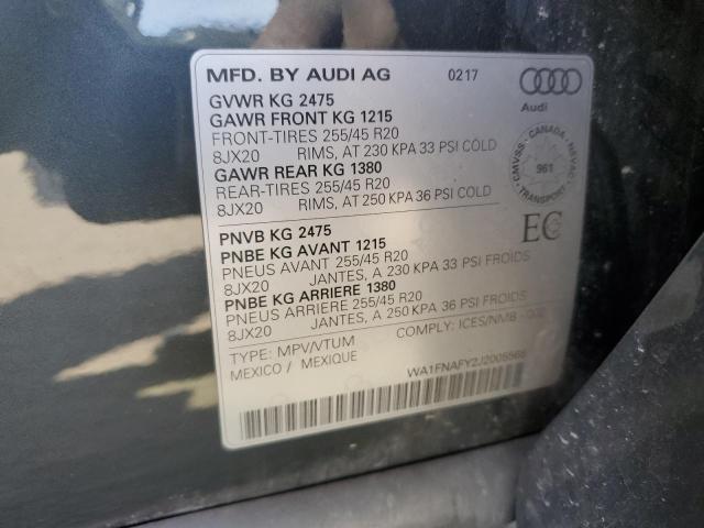 Photo 11 VIN: WA1FNAFY2J2005568 - AUDI Q5 TECHNIK 