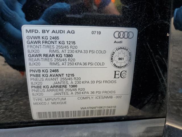 Photo 12 VIN: WA1FNAFY8K2134318 - AUDI Q5 TECHNIK 