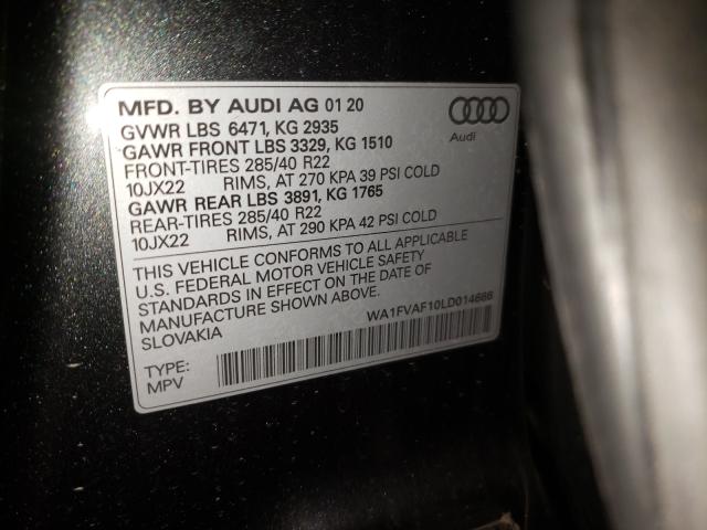 Photo 9 VIN: WA1FVAF10LD014666 - AUDI Q8 PRESTIG 