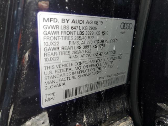 Photo 12 VIN: WA1FVAF16LD004434 - AUDI Q8 PRESTIG 