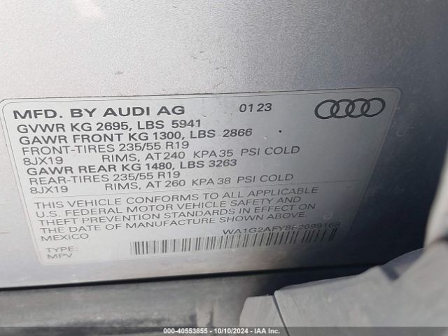 Photo 8 VIN: WA1G2AFY8P2099168 - AUDI Q5 E 