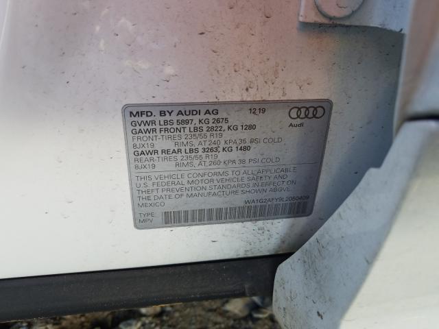 Photo 9 VIN: WA1G2AFY9L2050409 - AUDI Q5 E PREMI 