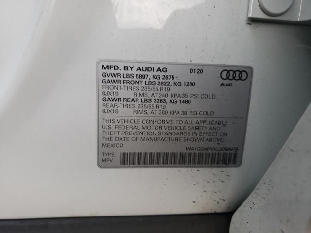 Photo 12 VIN: WA1G2AFYXL2059975 - AUDI Q5 