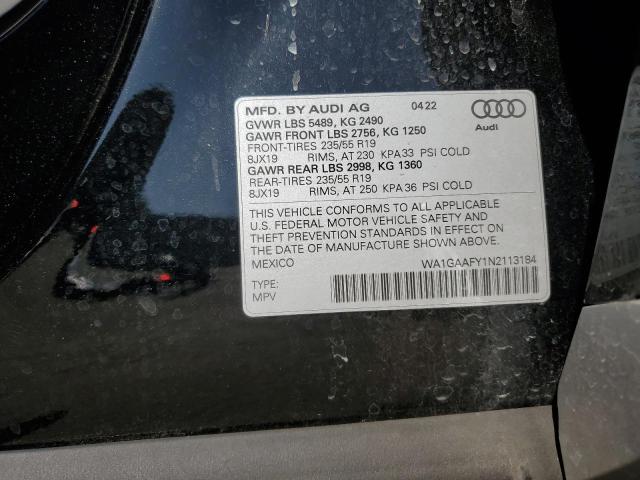 Photo 11 VIN: WA1GAAFY1N2113184 - AUDI Q5 