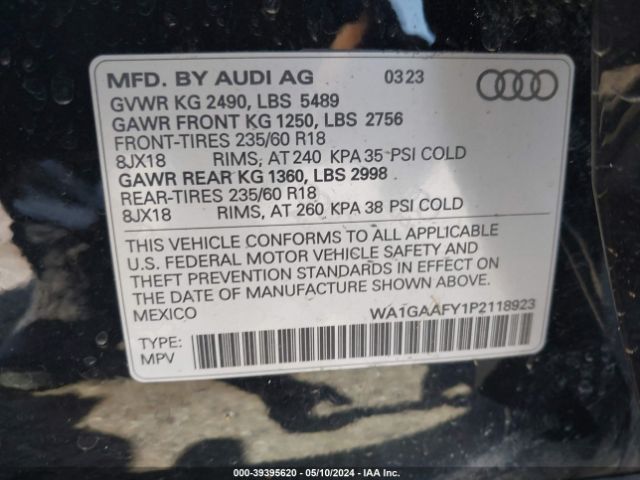 Photo 8 VIN: WA1GAAFY1P2118923 - AUDI Q5 