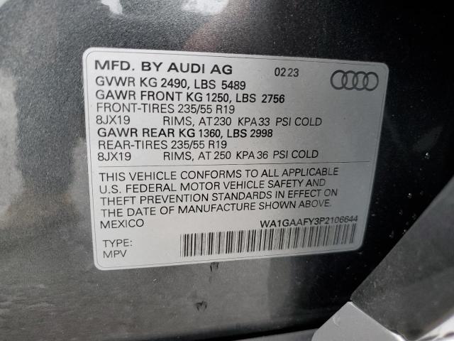 Photo 12 VIN: WA1GAAFY3P2106644 - AUDI Q5 PREMIUM 