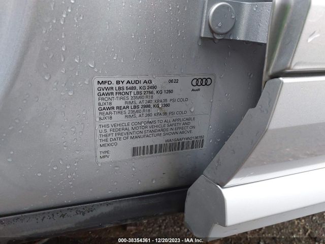 Photo 8 VIN: WA1GAAFY4N2136782 - AUDI Q5 