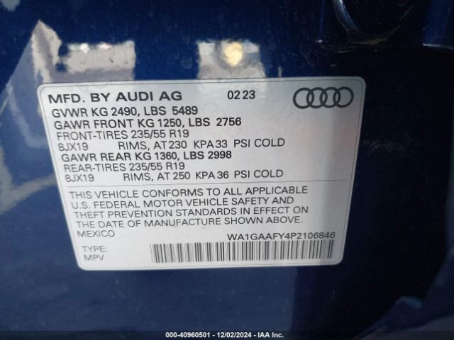 Photo 8 VIN: WA1GAAFY4P2106846 - AUDI Q5 