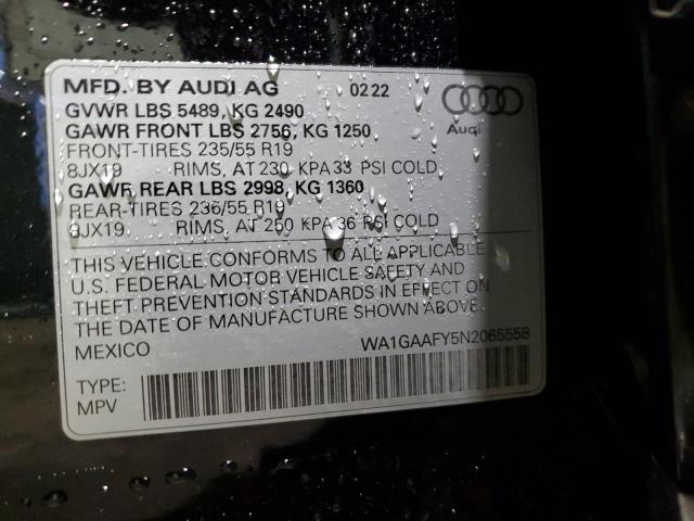 Photo 12 VIN: WA1GAAFY5N2065558 - AUDI Q5 