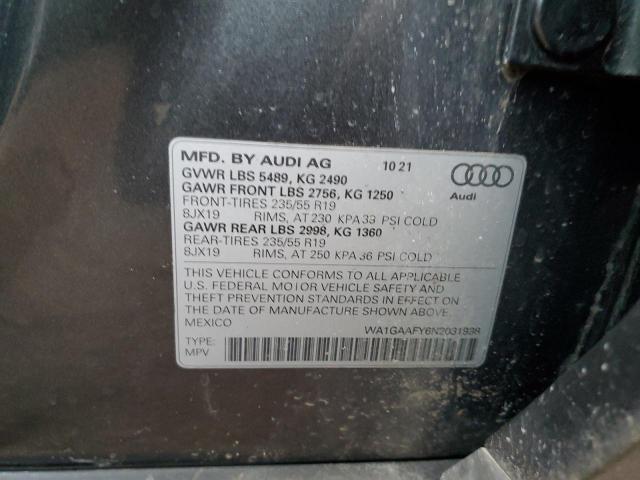 Photo 12 VIN: WA1GAAFY6N2031998 - AUDI Q5 