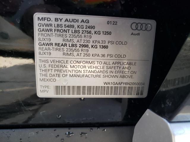 Photo 9 VIN: WA1GAAFY6N2050034 - AUDI Q5 PREMIUM 