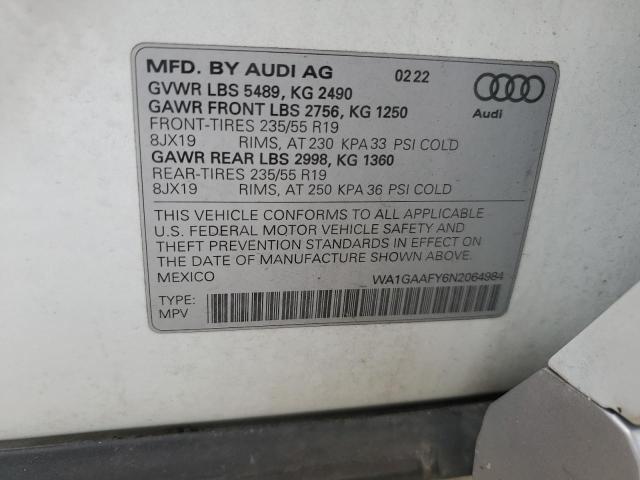 Photo 12 VIN: WA1GAAFY6N2064984 - AUDI Q5 