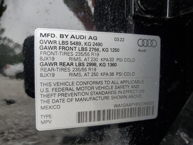 Photo 12 VIN: WA1GAAFY6N2090825 - AUDI Q5 