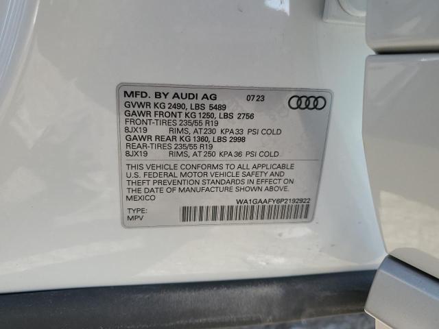 Photo 12 VIN: WA1GAAFY6P2192922 - AUDI Q5 PREMIUM 