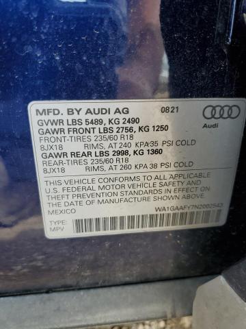 Photo 12 VIN: WA1GAAFY7N2002543 - AUDI Q5 