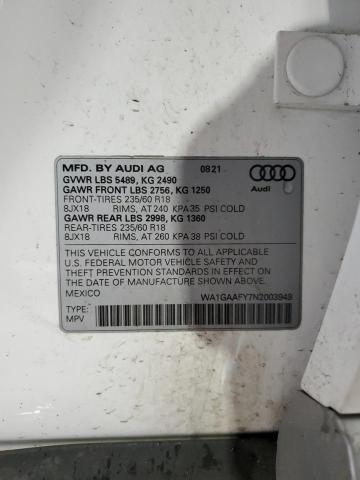 Photo 12 VIN: WA1GAAFY7N2003949 - AUDI Q5 