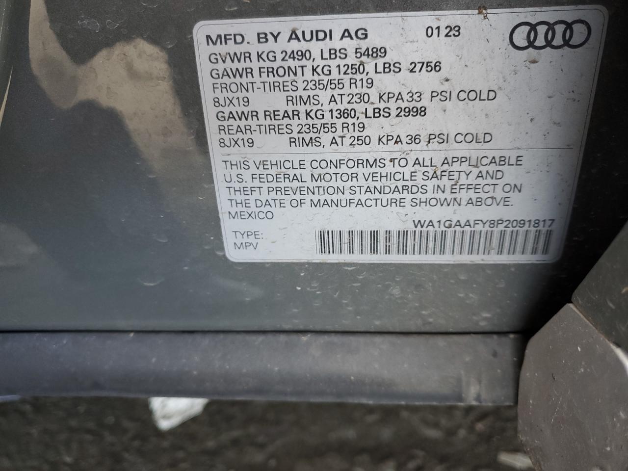 Photo 12 VIN: WA1GAAFY8P2091817 - AUDI Q5 