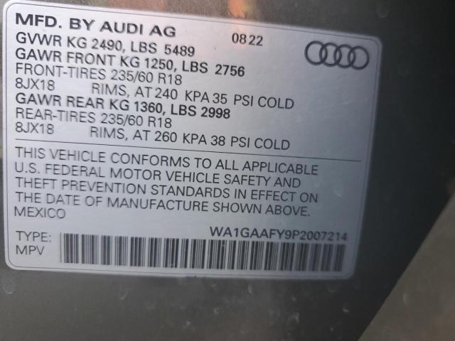 Photo 12 VIN: WA1GAAFY9P2007214 - AUDI Q5 