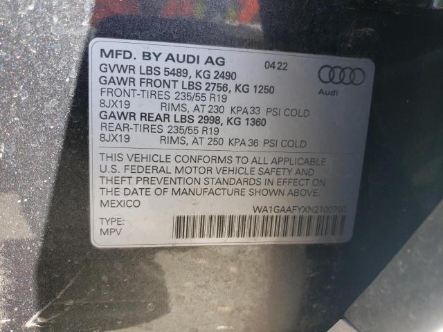 Photo 12 VIN: WA1GAAFYXN2100790 - AUDI Q5 