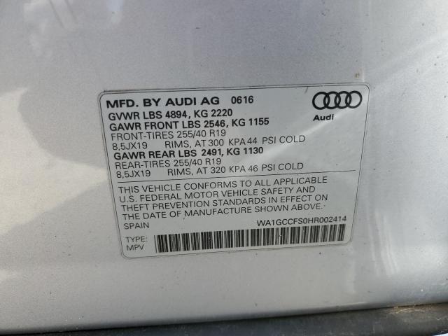 Photo 11 VIN: WA1GCCFS0HR002414 - AUDI Q3 PRESTIG 